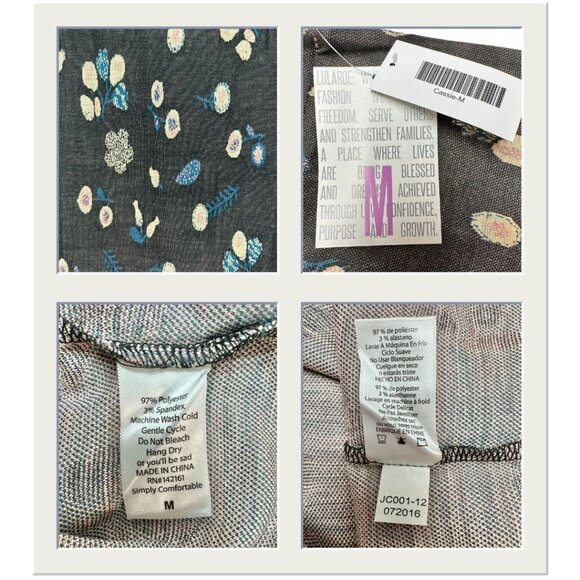 LuLaRoe Cassie Bundle of 5 Womens M Skirts Pencil Multicolor NWT - Picture 9 of 16